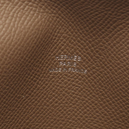 Hermes Shoulder Bag Snap to Go Etoupe Leather — view 4