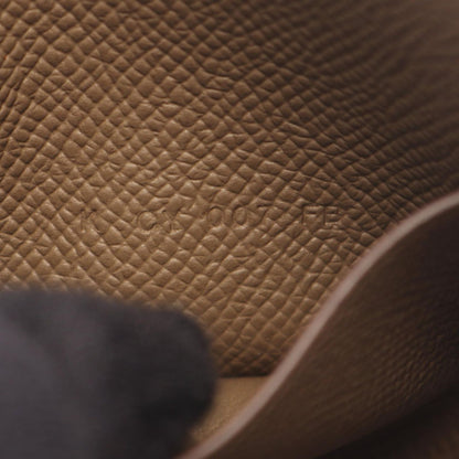 Hermes Shoulder Bag Snap to Go Etoupe Leather — view 5