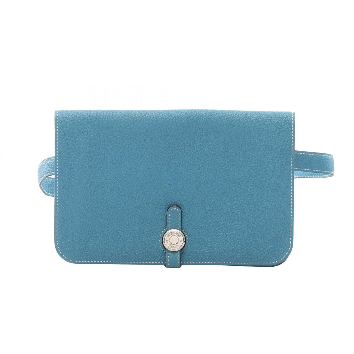 Hermes Waist Bag Dogon Posh Blue Jean Leather