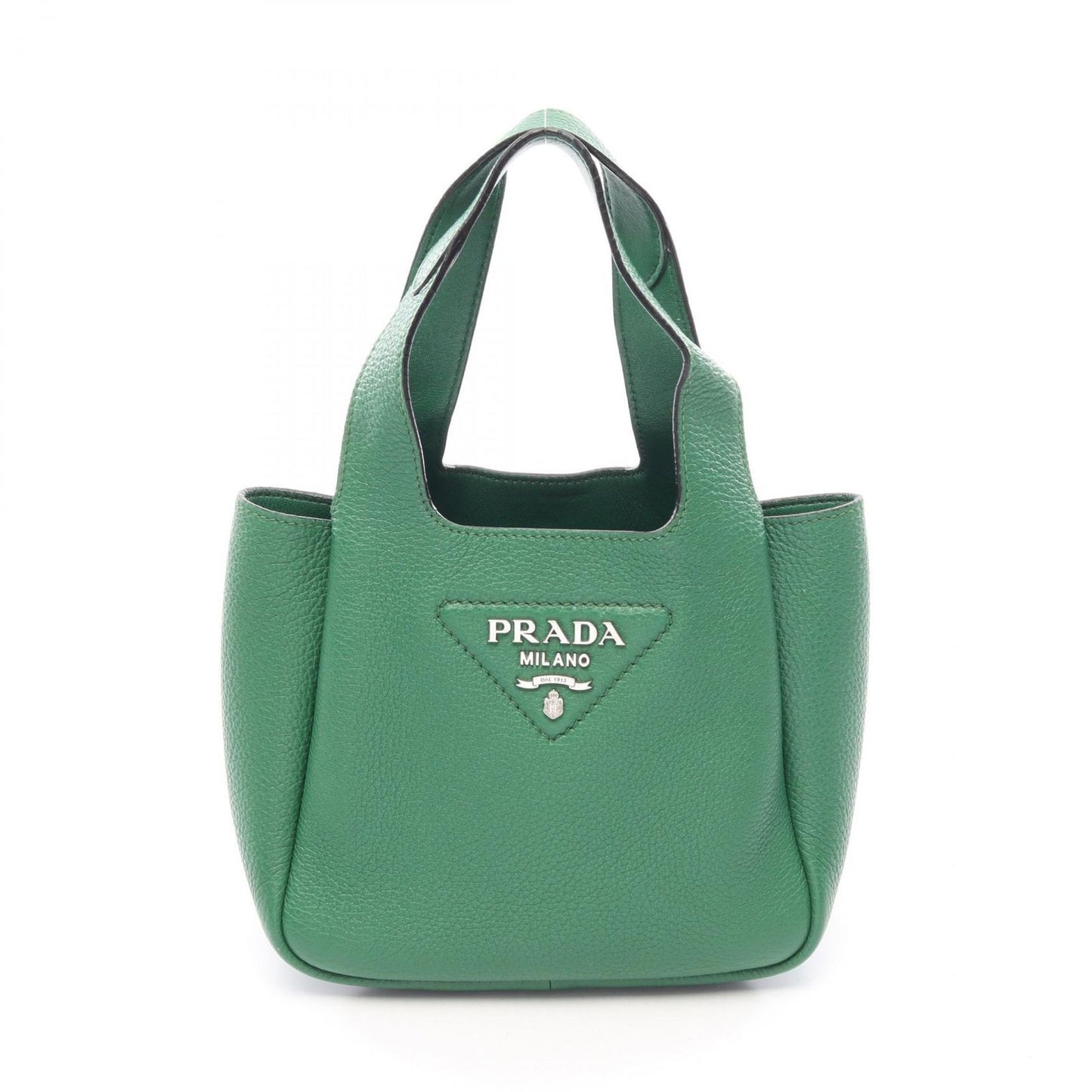 Prada Handbag Liaison Mini Green Leather