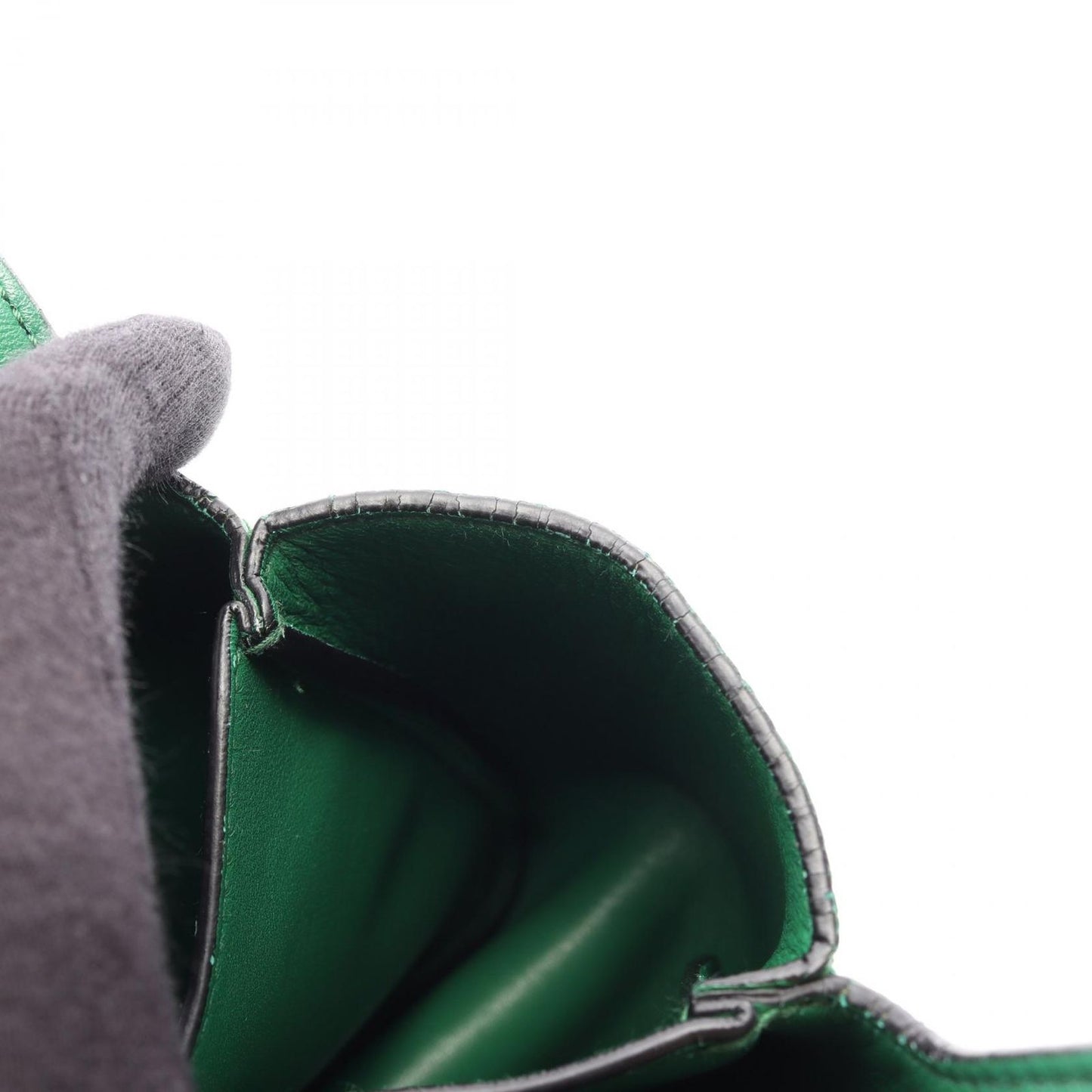 Prada Handbag Liaison Mini Green Leather — view 6