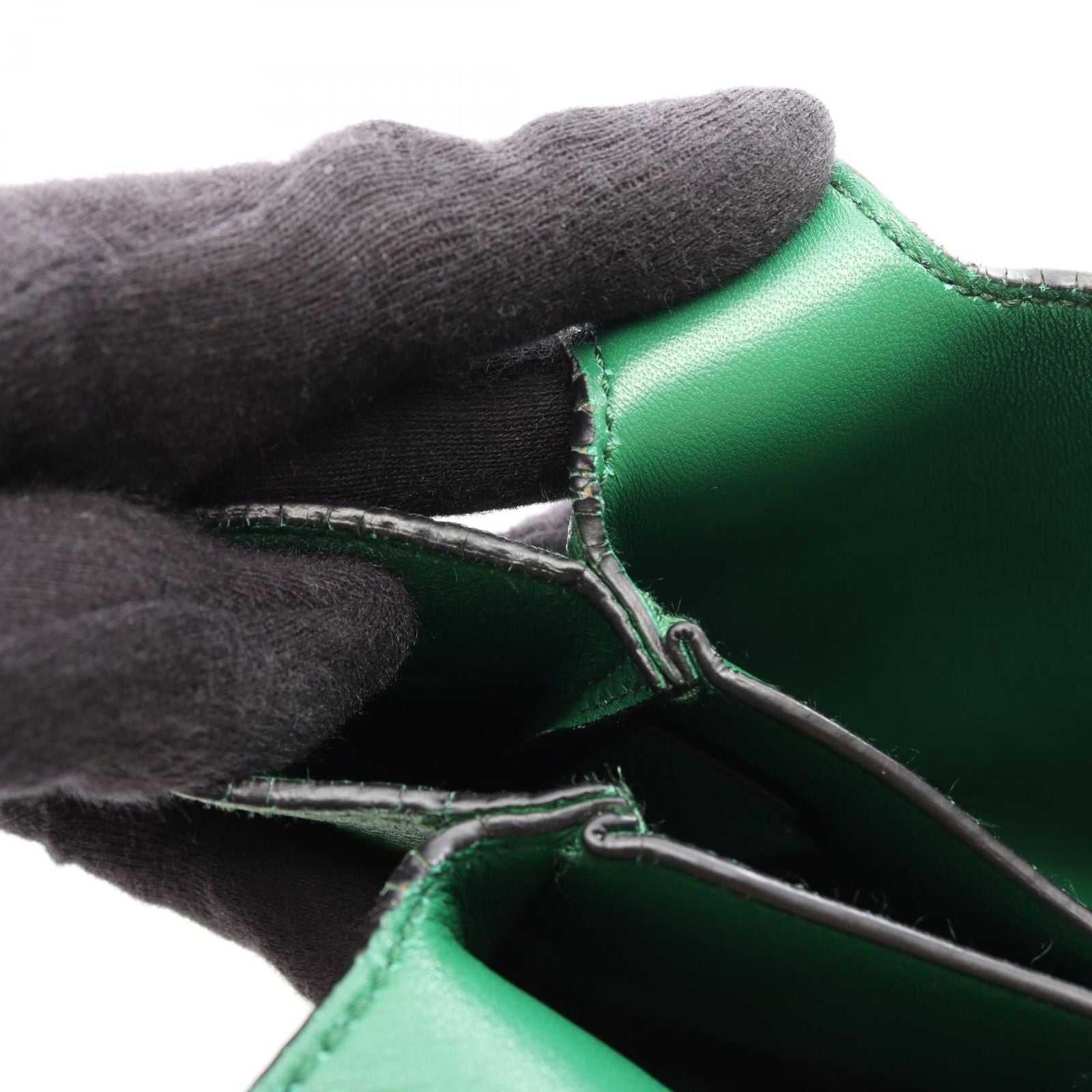 Prada Handbag Liaison Mini Green Leather — view 5