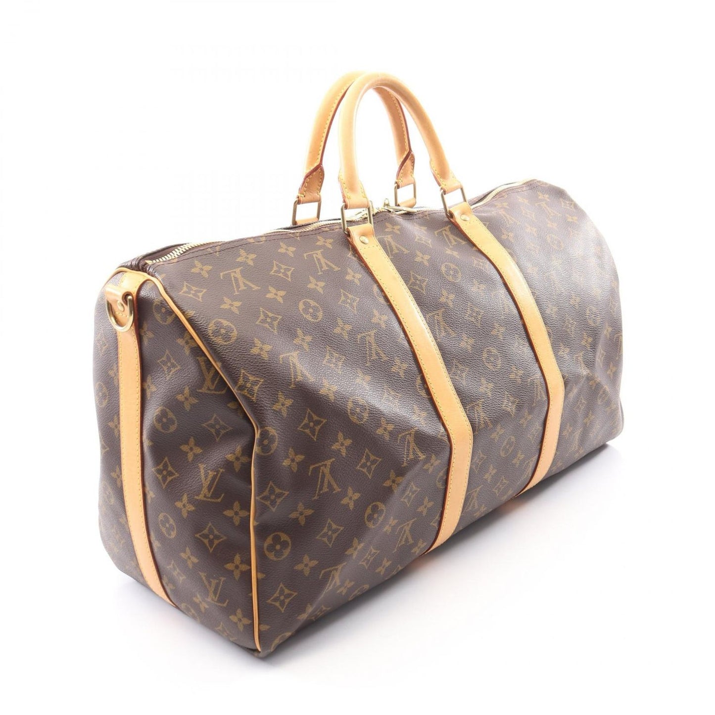 Louis Vuitton Boston Bag Keepall Bandouliere 50 Leather — view 2