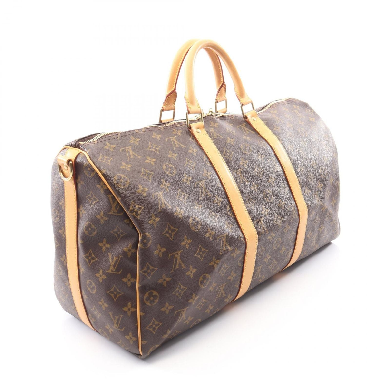 Louis Vuitton Boston Bag Keepall Bandouliere 50 Leather — view 2