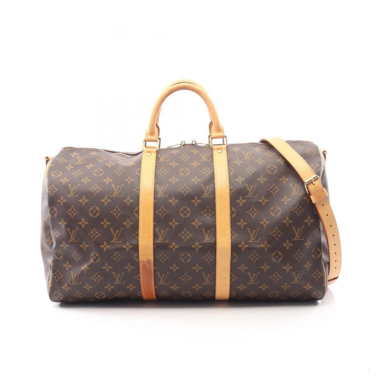 Louis Vuitton Boston Bag Keepall Bandouliere 50 Leather