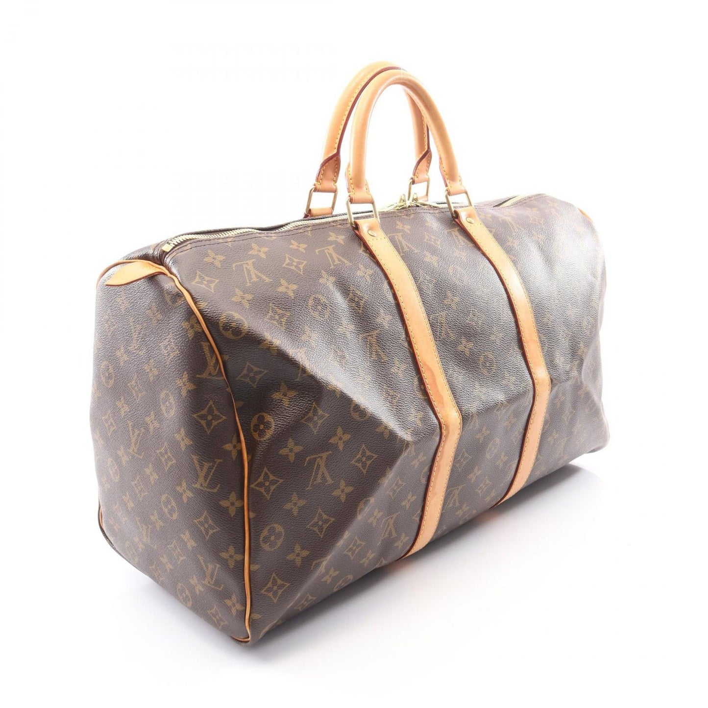 Louis Vuitton Boston Bag Keepall 50 Leather Keybol 50 — view 2