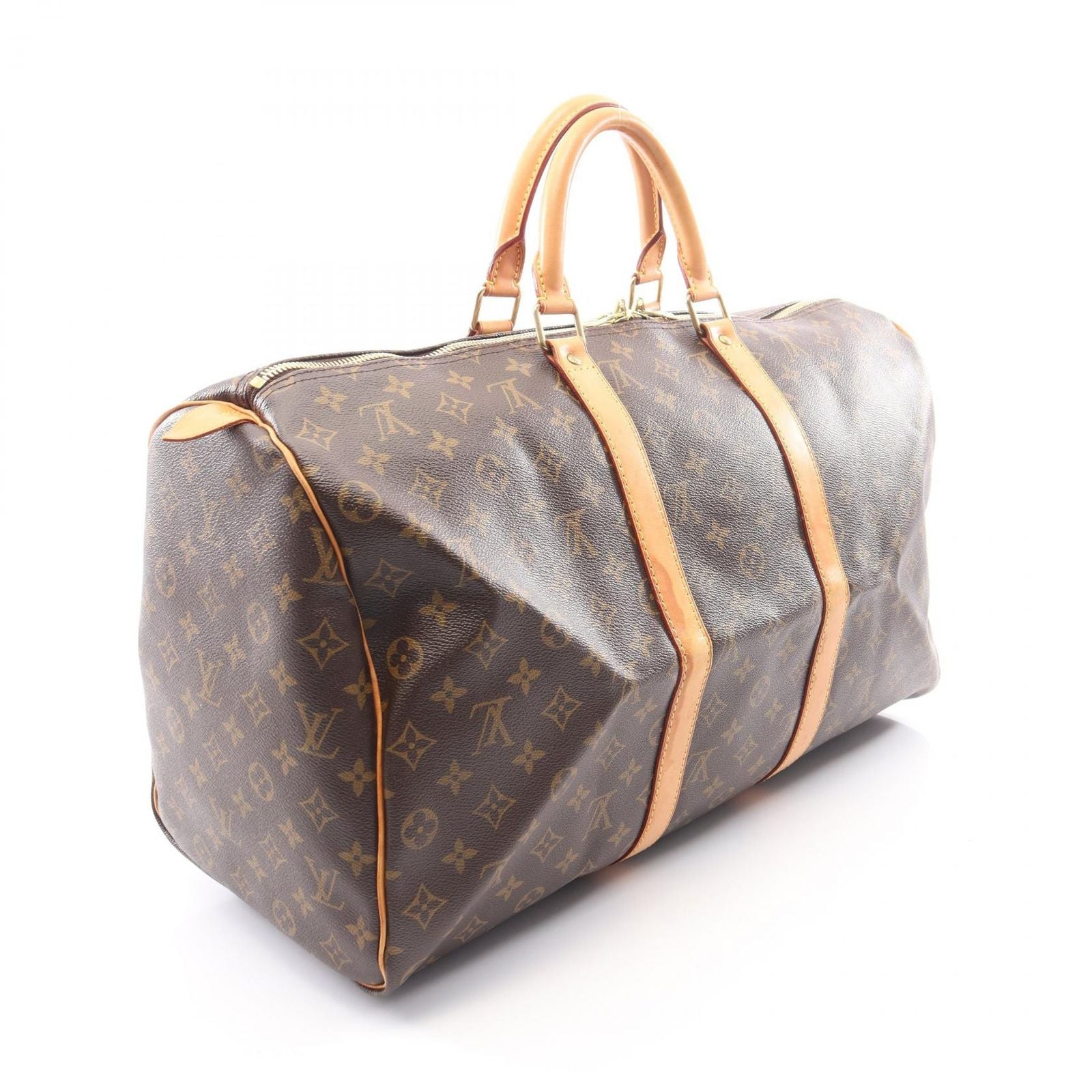 Louis Vuitton Boston Bag Keepall 50 Leather Keybol 50 — view 2