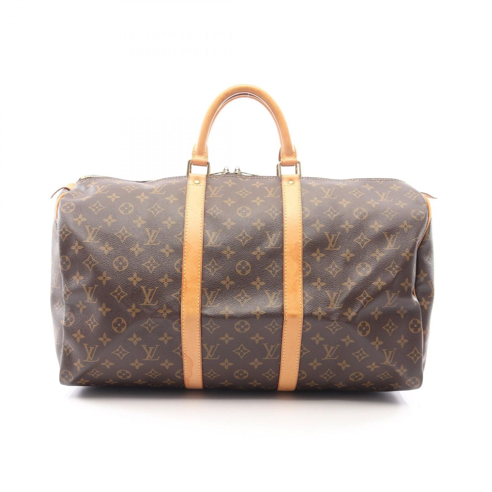 Louis Vuitton Boston Bag Keepall 50 Leather Keybol 50