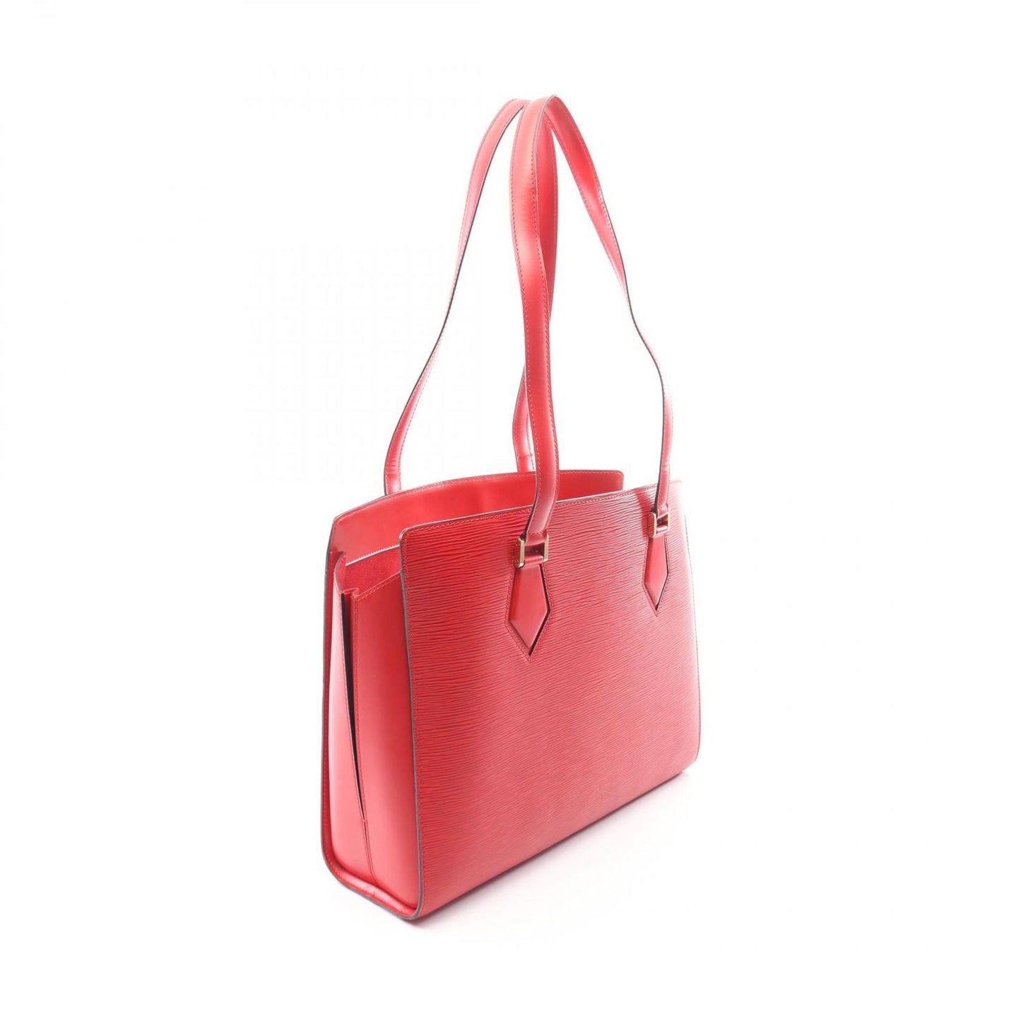 Louis Vuitton Shoulder Bag Duplex Castilianred Leather — view 2