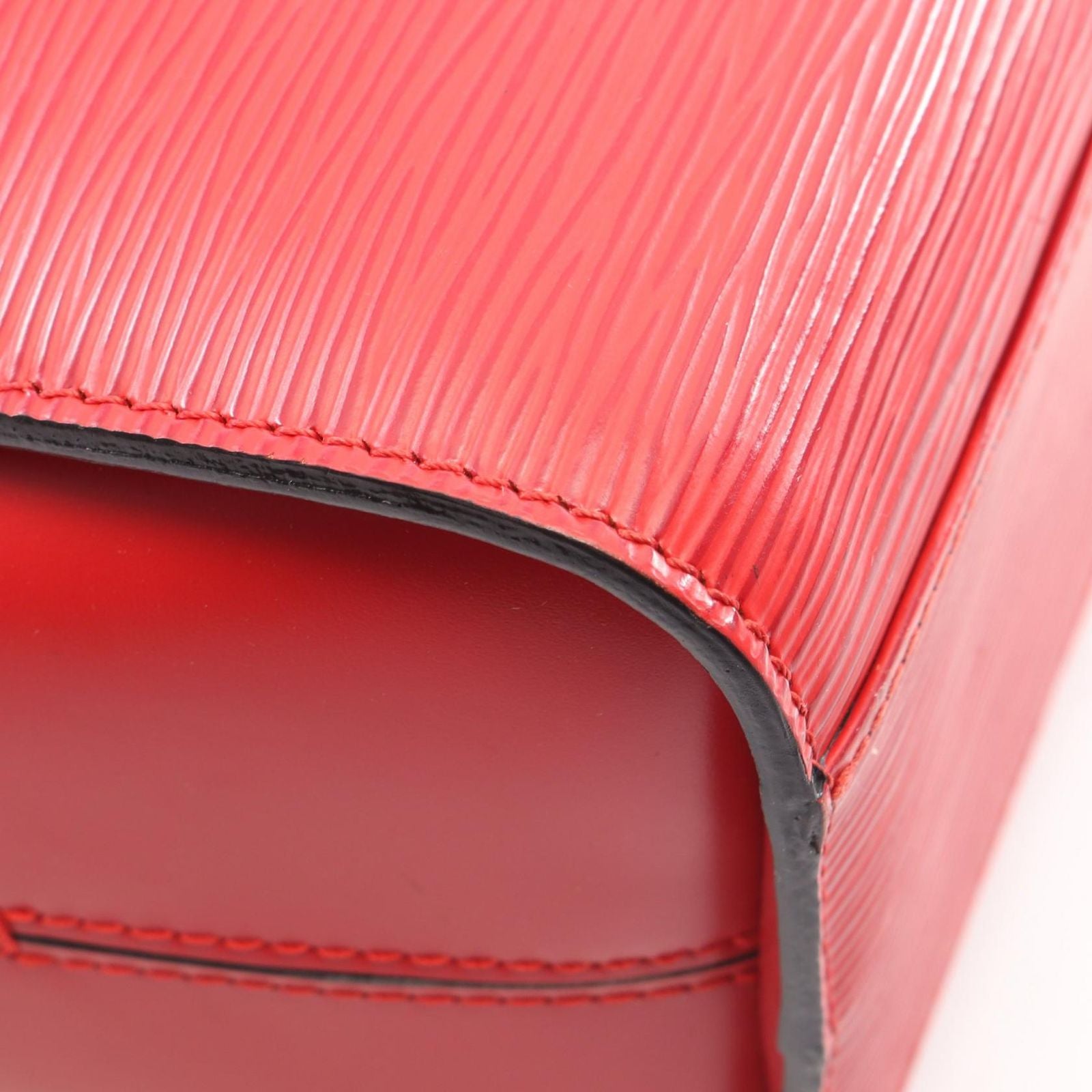 Louis Vuitton Shoulder Bag Duplex Castilianred Leather — view 7