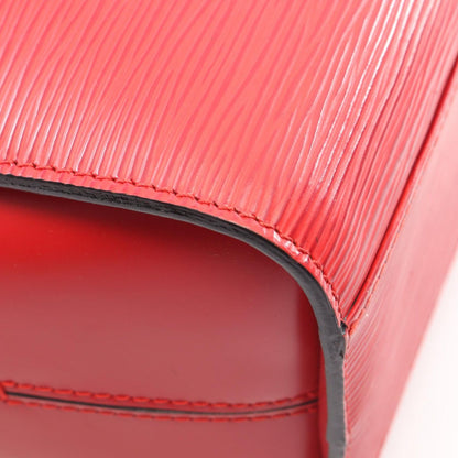 Louis Vuitton Shoulder Bag Duplex Castilianred Leather — view 7