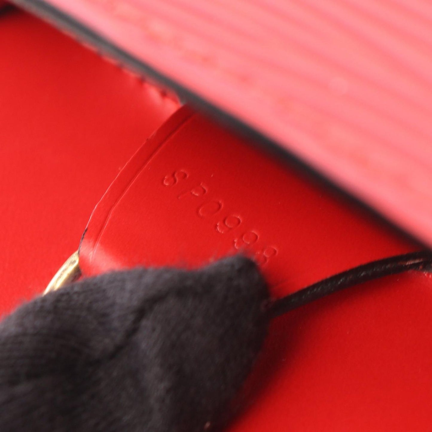 Louis Vuitton Shoulder Bag Duplex Castilianred Leather — view 5