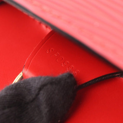 Louis Vuitton Shoulder Bag Duplex Castilianred Leather — view 5