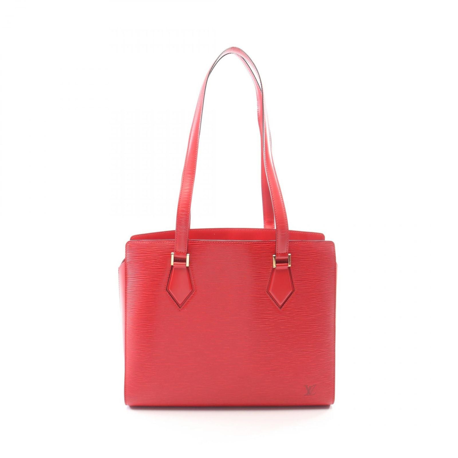 Louis Vuitton Shoulder Bag Duplex Castilianred Leather