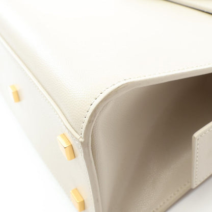Saint Laurent Paris Handbag Uptown Tote Small 2-Way Ivory Leather — view 7