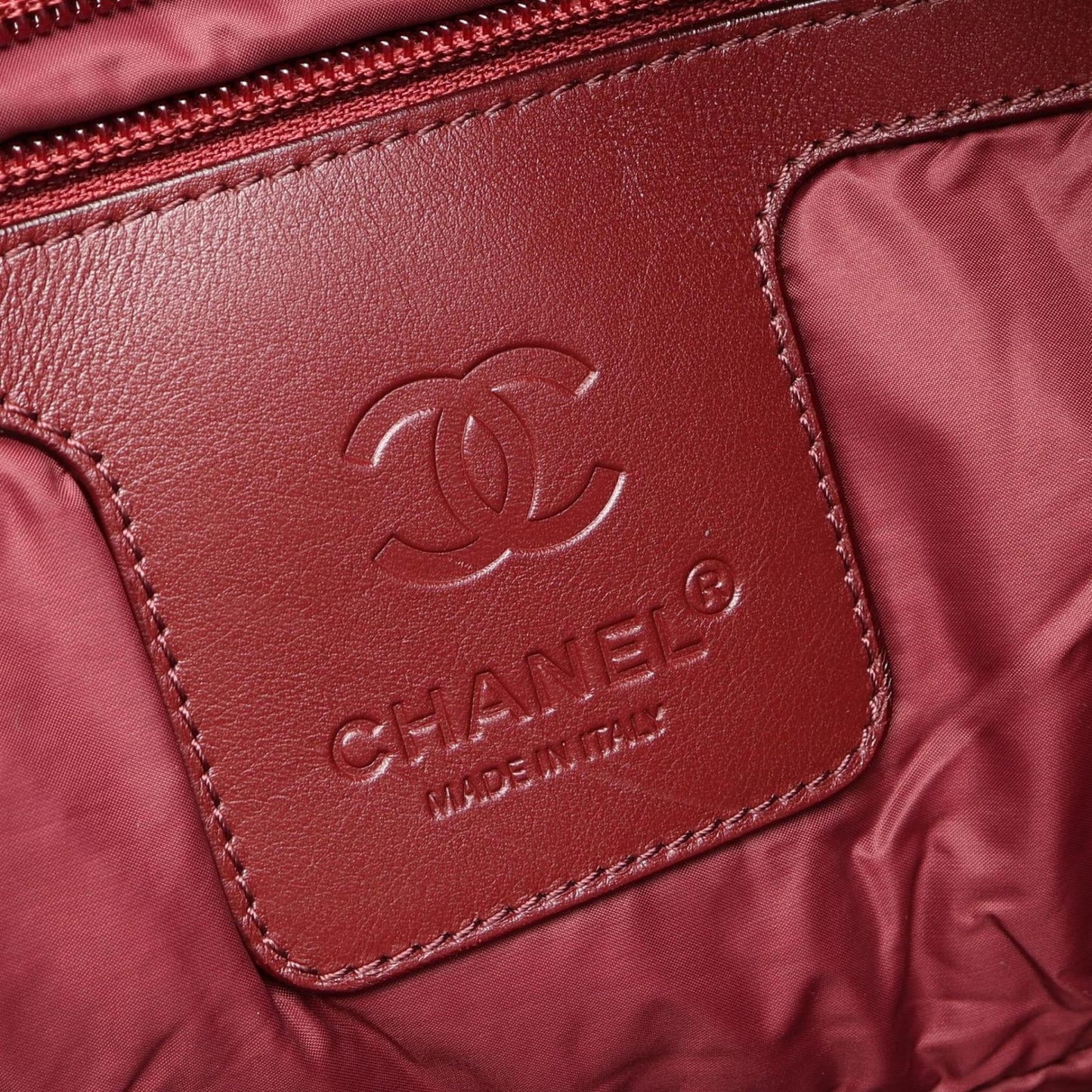 Chanel Tote Bag Coco Cocoon MM Black Nylon Leather — view 4