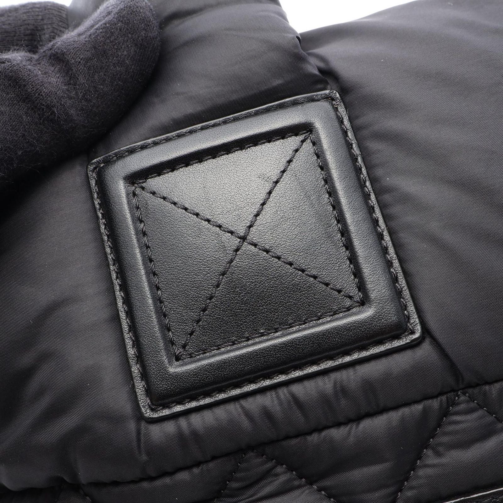 Chanel Tote Bag Coco Cocoon MM Black Nylon Leather — view 6