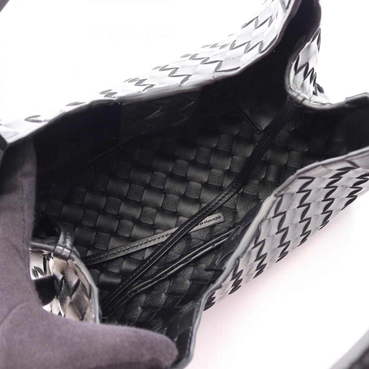 Bottega Veneta Small Campana Leather Shoulder Bag — view 3