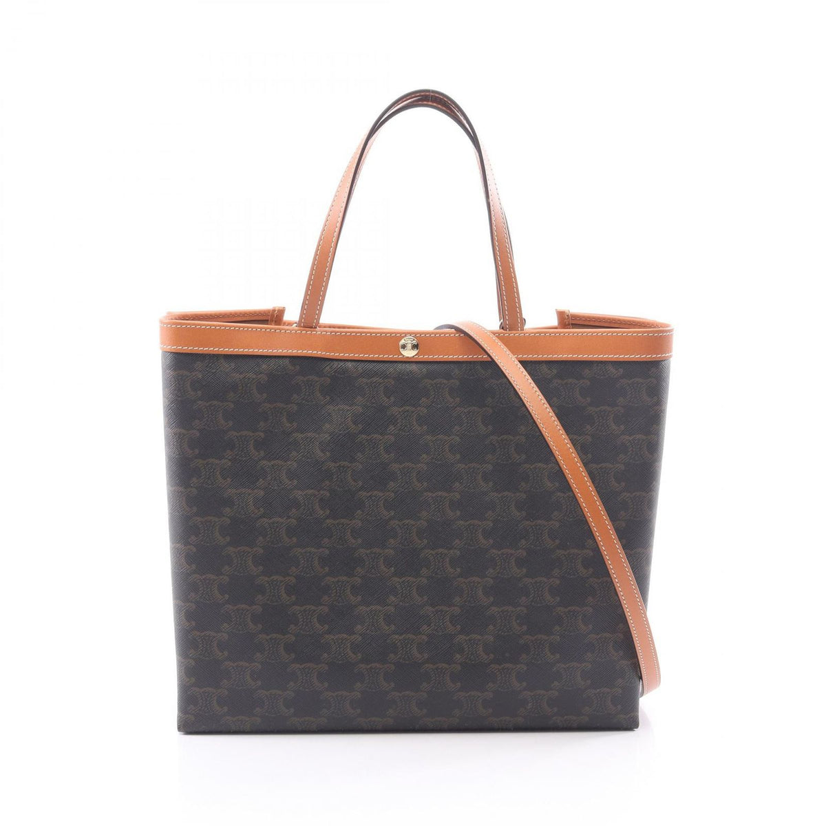 Celine Tote Bag Small Square Cabas Triomphe Leather