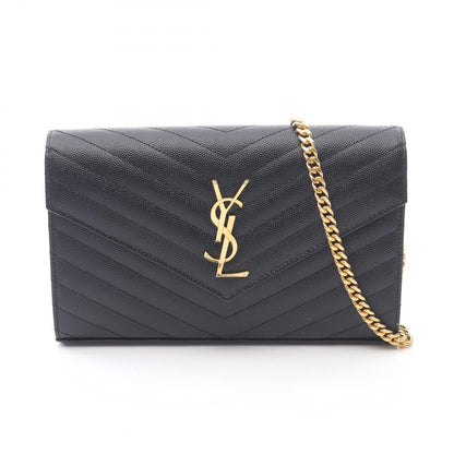 Saint Laurent Paris Shoulder Bag Monogram Leather
