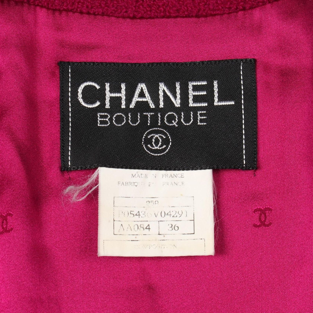 Chanel Set Coco Button Wool Set — view 4