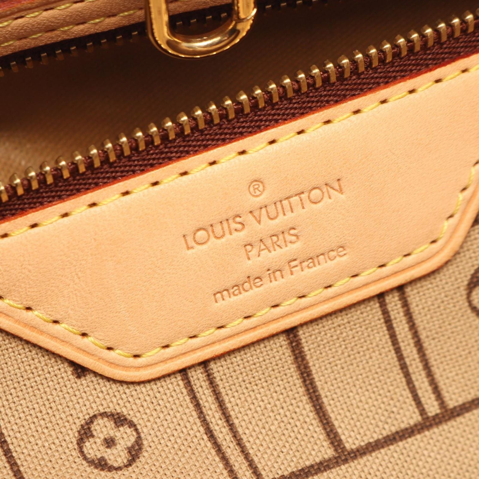 Louis Vuitton Tote Bag Neverfull MM Monogram Leather — view 4