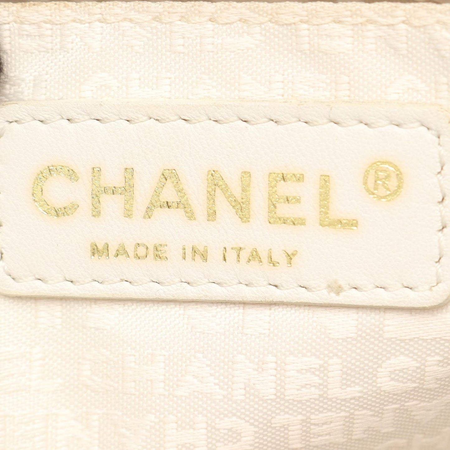 Chanel Tote Bag Window Line Black White Canvas Windows Mademoiselle — view 4