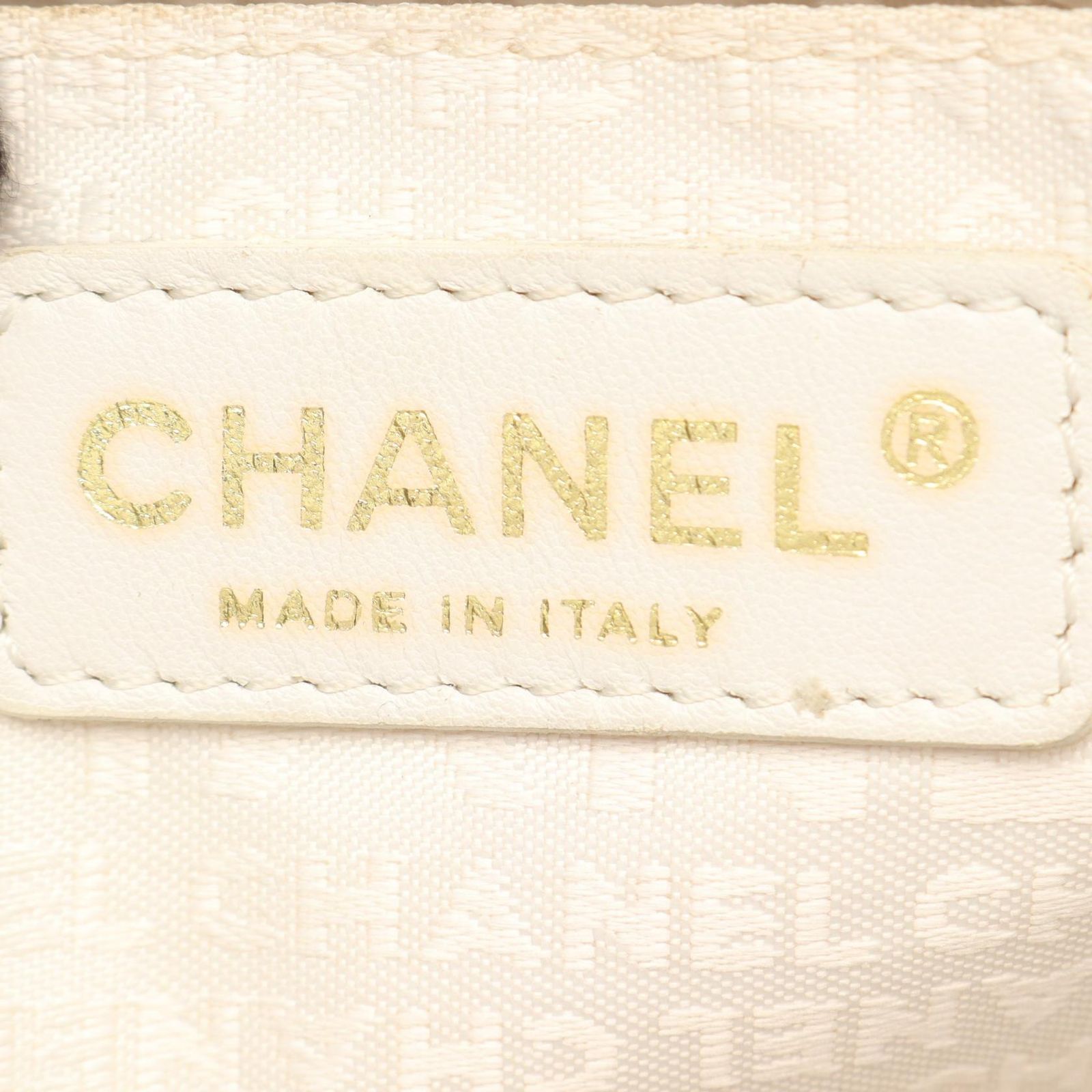 Chanel Tote Bag Window Line Black White Canvas Windows Mademoiselle — view 4