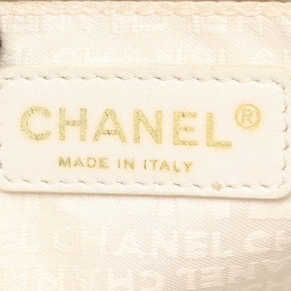 Chanel Tote Bag Window Line Black White Canvas Windows Mademoiselle — view 4