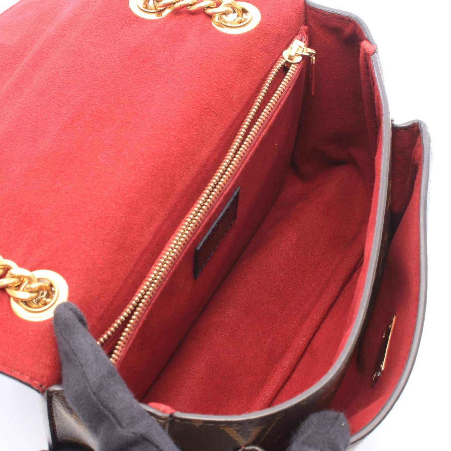 Louis Vuitton Shoulder Bag Passy Monogram Noir Canvas Leather — view 3