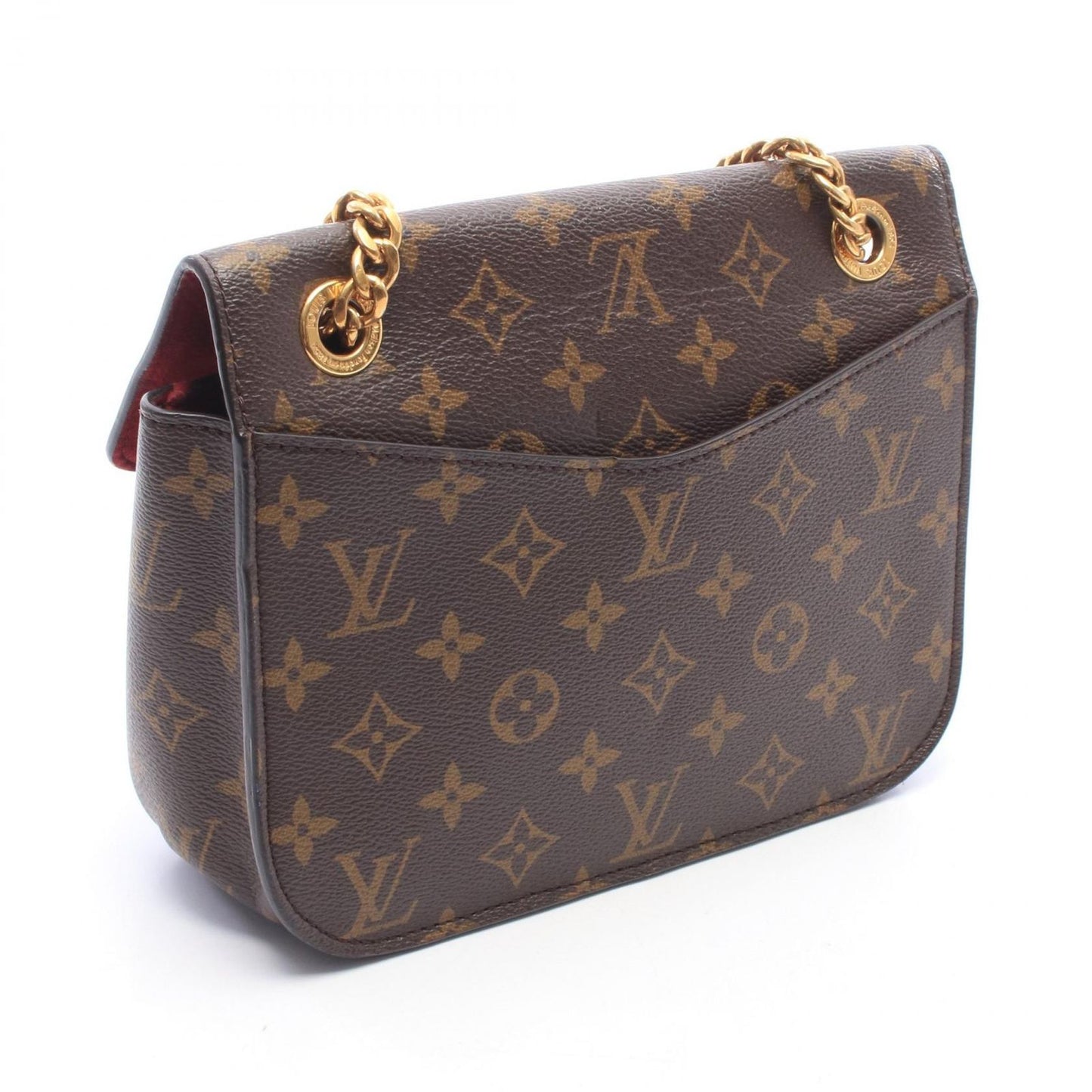 Louis Vuitton Shoulder Bag Passy Monogram Noir Canvas Leather — view 2