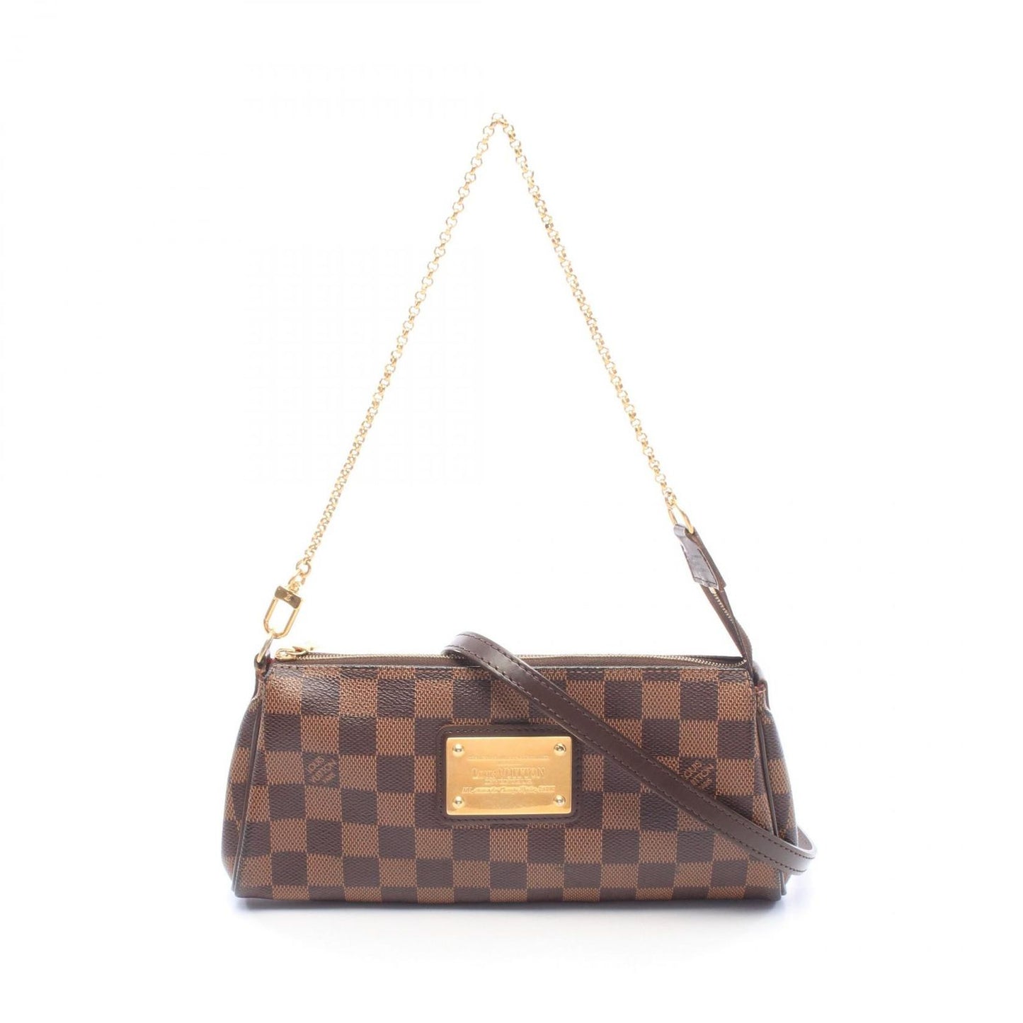 Louis Vuitton Handbag Damier Ebene Leather