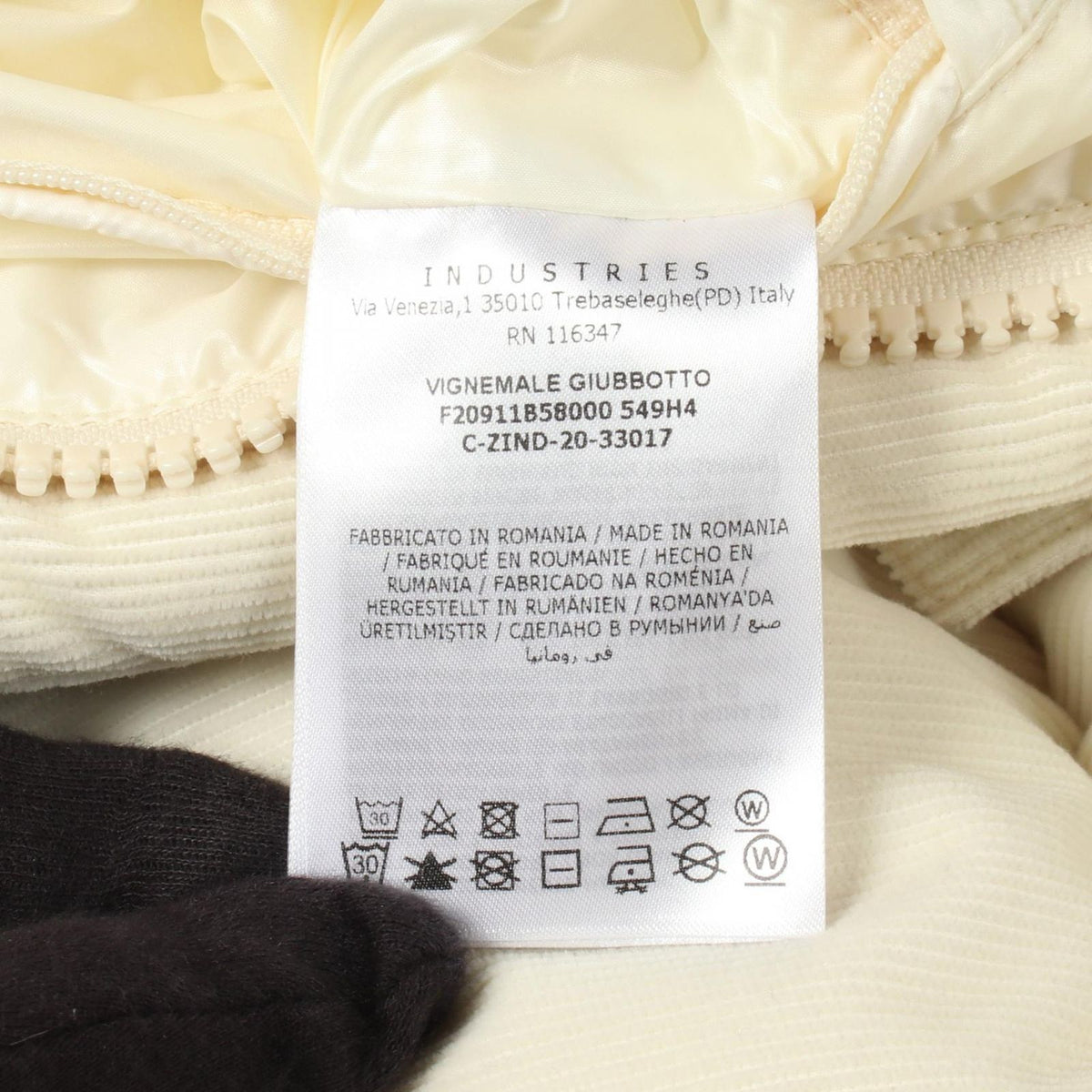 Moncler Down Jacket Vignemale Corduroy Cotton — view 5