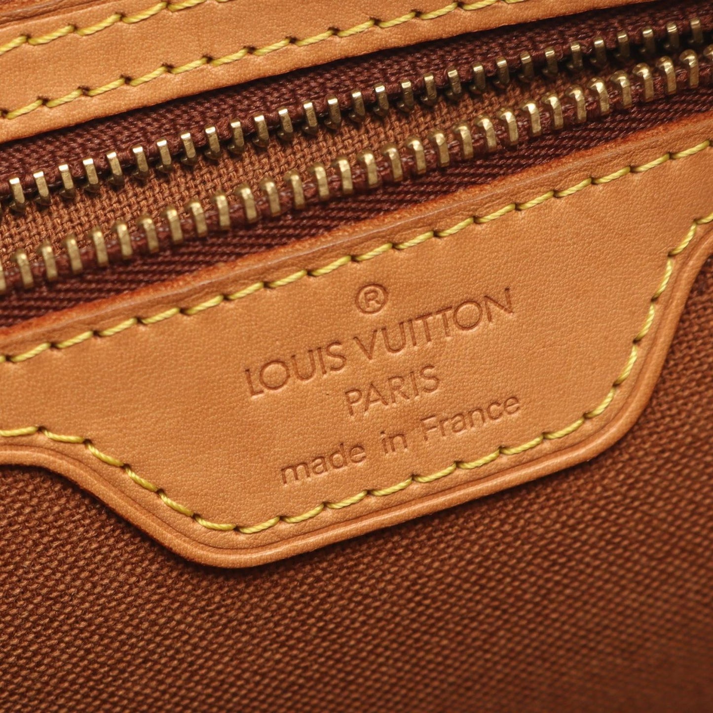Louis Vuitton Shoulder Bag Cabas Piano Monogram Leather — view 4