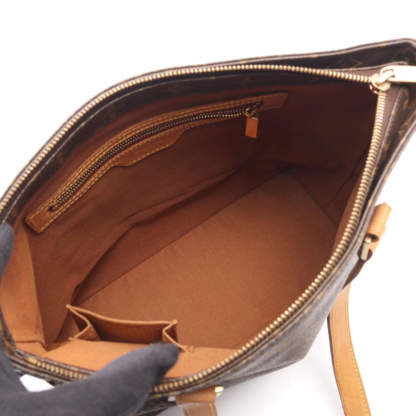 Louis Vuitton Shoulder Bag Cabas Piano Monogram Leather — view 3