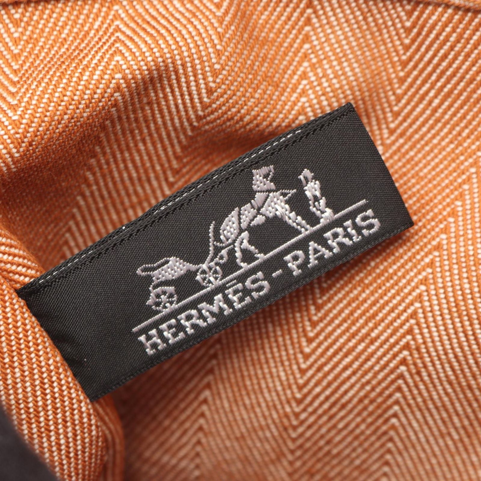 Hermes Handbag Valparaiso PM Gold Canvas Leather — view 4