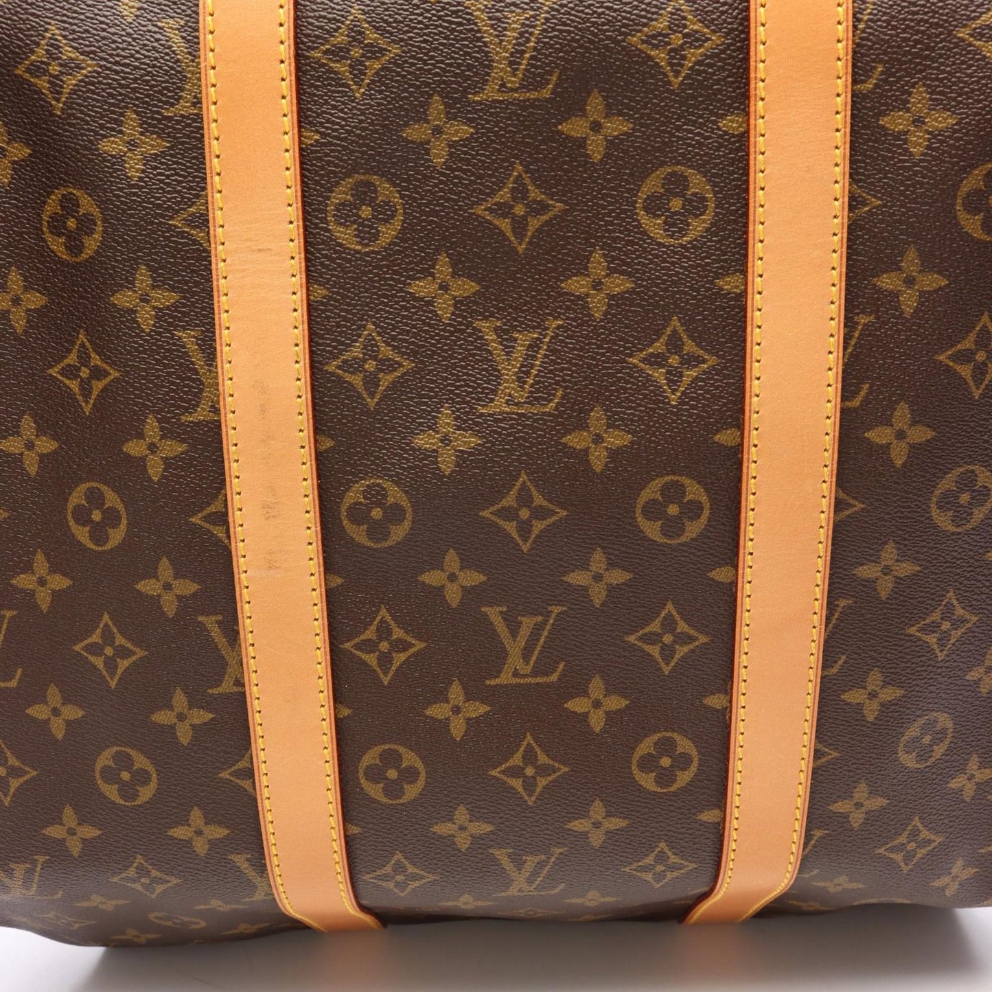 Louis Vuitton Boston Bag Keepall 55 Monogram Leather — view 6