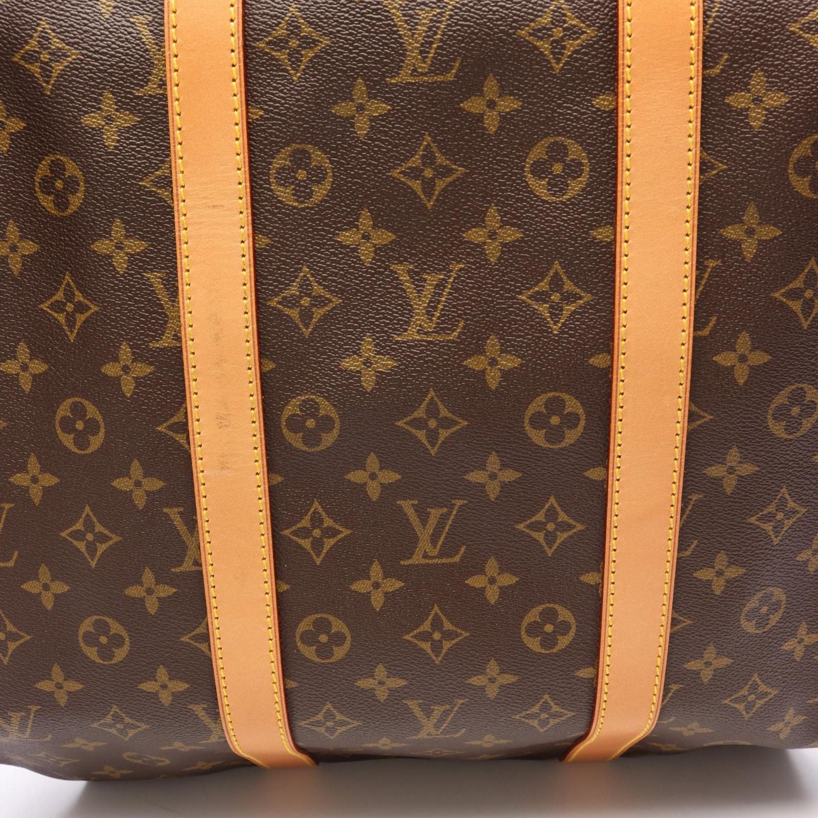Louis Vuitton Boston Bag Keepall 55 Monogram Leather — view 6