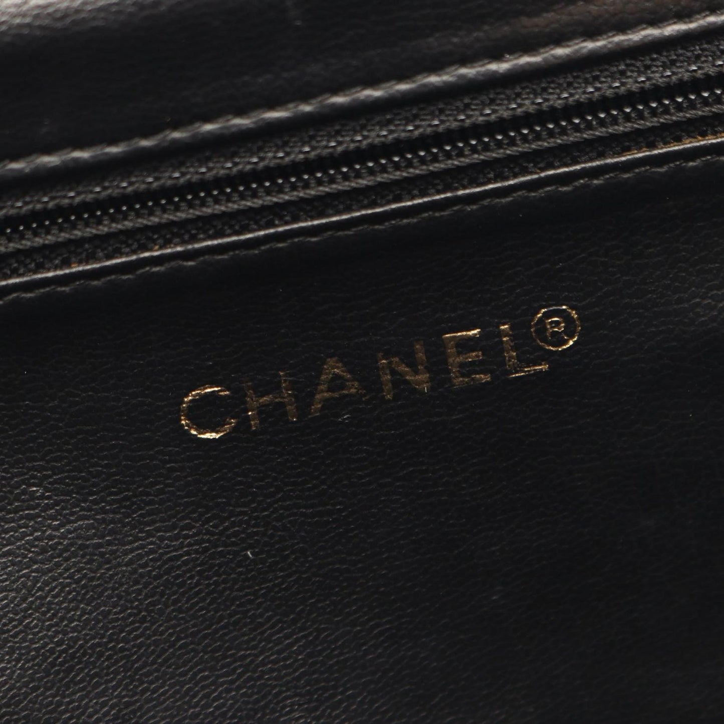 Chanel Backpack CC Logo Black Caviar Leather — view 4