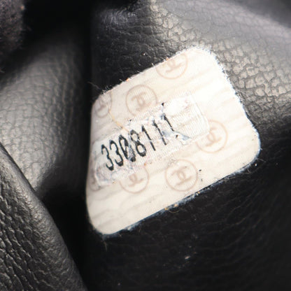 Chanel Backpack CC Logo Black Caviar Leather — view 5