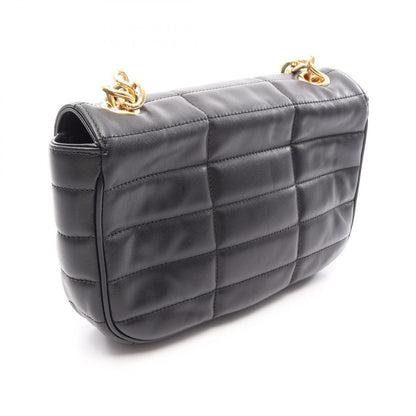 Celine Shoulder Bag Matelasse Monochrome Black Leather — view 2
