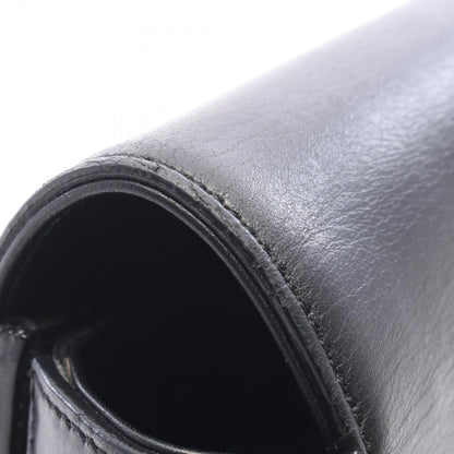 Saint Laurent Paris Shoulder Bag Universite Black Leather — view 7