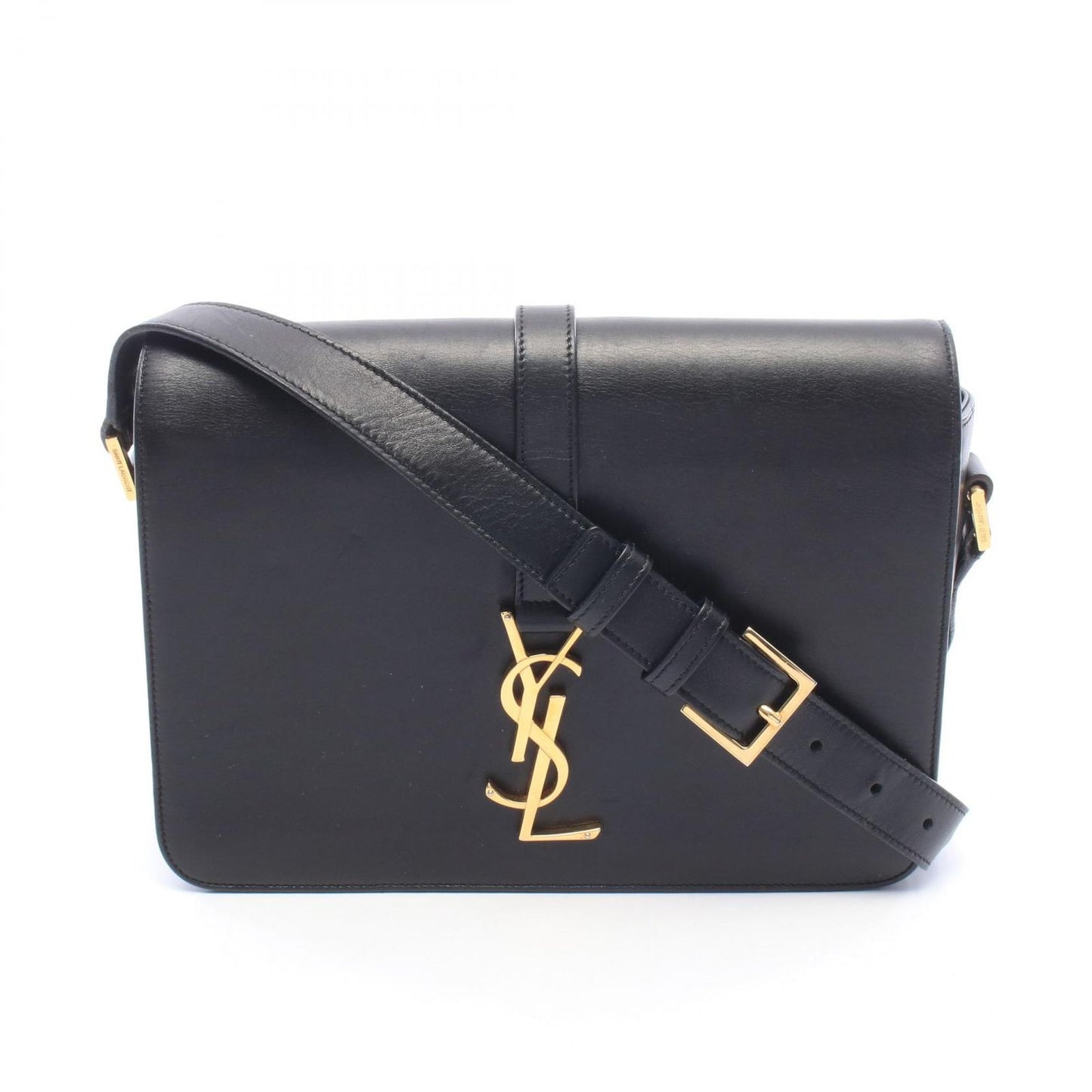 Saint Laurent Paris Shoulder Bag Universite Black Leather