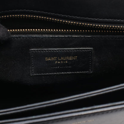 Saint Laurent Paris Shoulder Bag Universite Black Leather — view 4