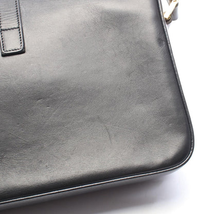 Saint Laurent Paris Shoulder Bag Universite Black Leather — view 6