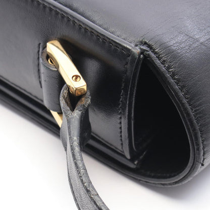 Saint Laurent Paris Shoulder Bag Universite Black Leather — view 8