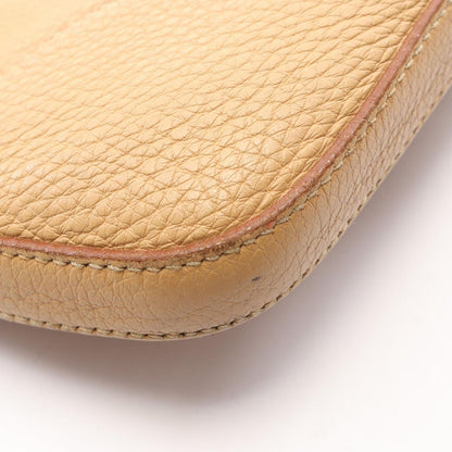 Prada Shoulder Bag Logo Beige Leather Jacquard — view 7