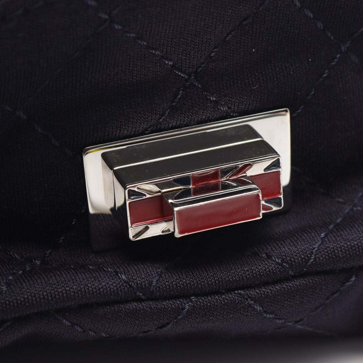 Chanel Shoulder Bag Quilted Union Jack Navy — view 7