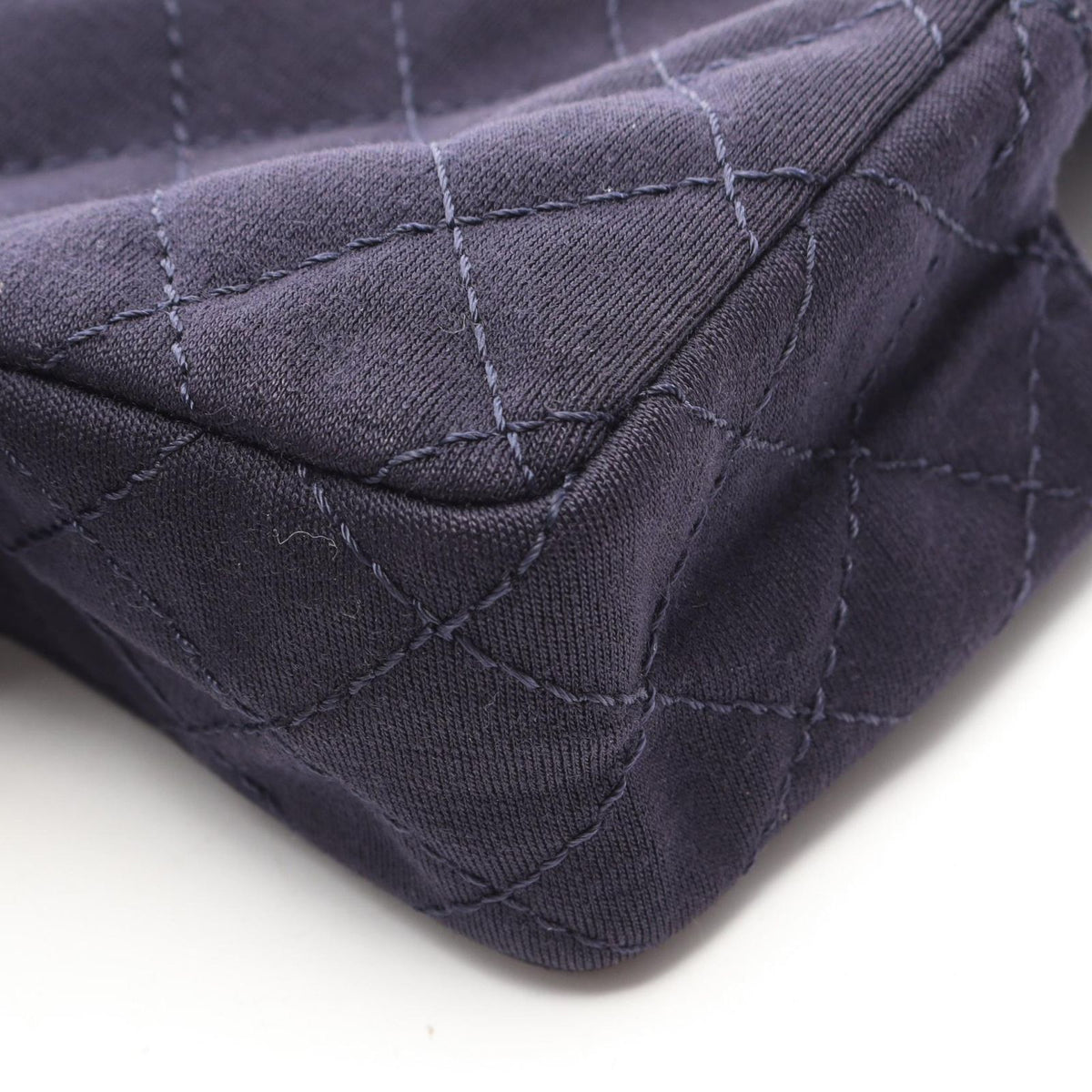 Chanel Shoulder Bag Quilted Union Jack Navy — view 8