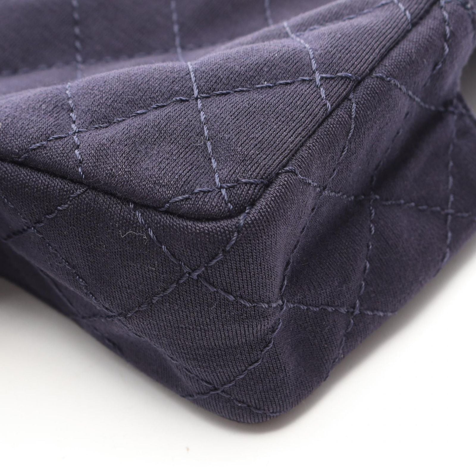 Chanel Shoulder Bag Quilted Union Jack Navy — view 8